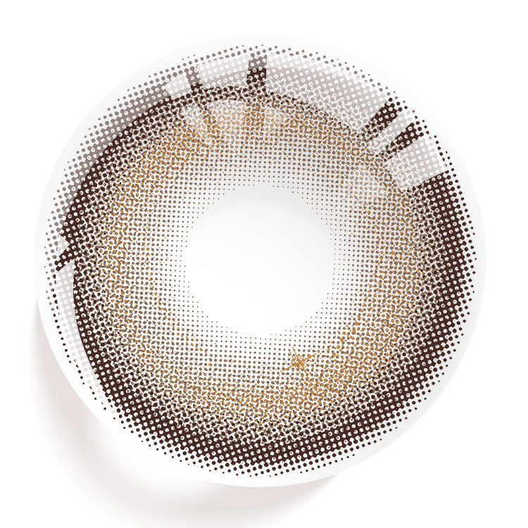 【Prescription】Eros Brown Colored Contact Lenses