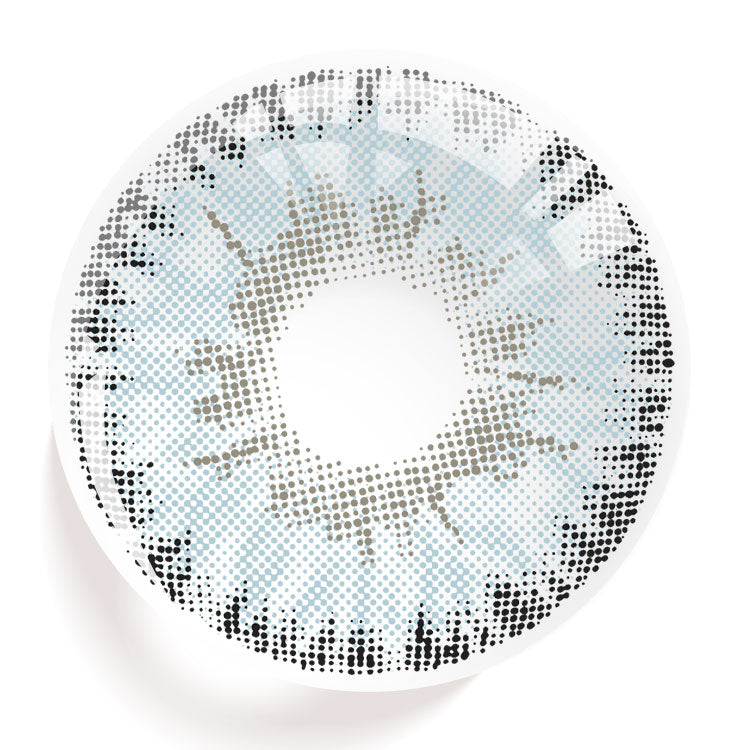 Ephemeral Blue Colored Contact Lenses