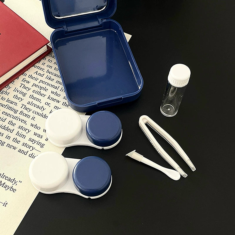 Three Bears Blue Contact Lens Case