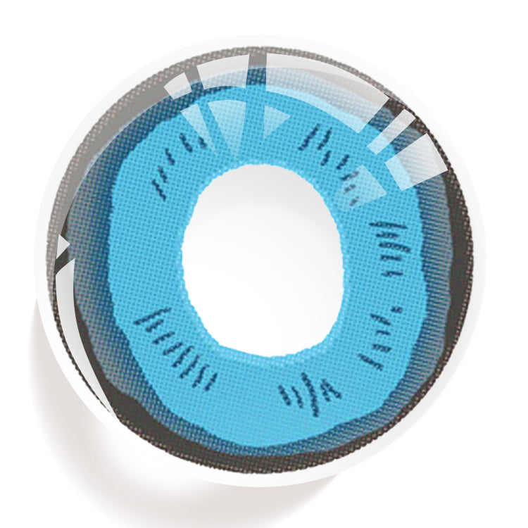 Ocean Blue Dynamic Contact Lenses