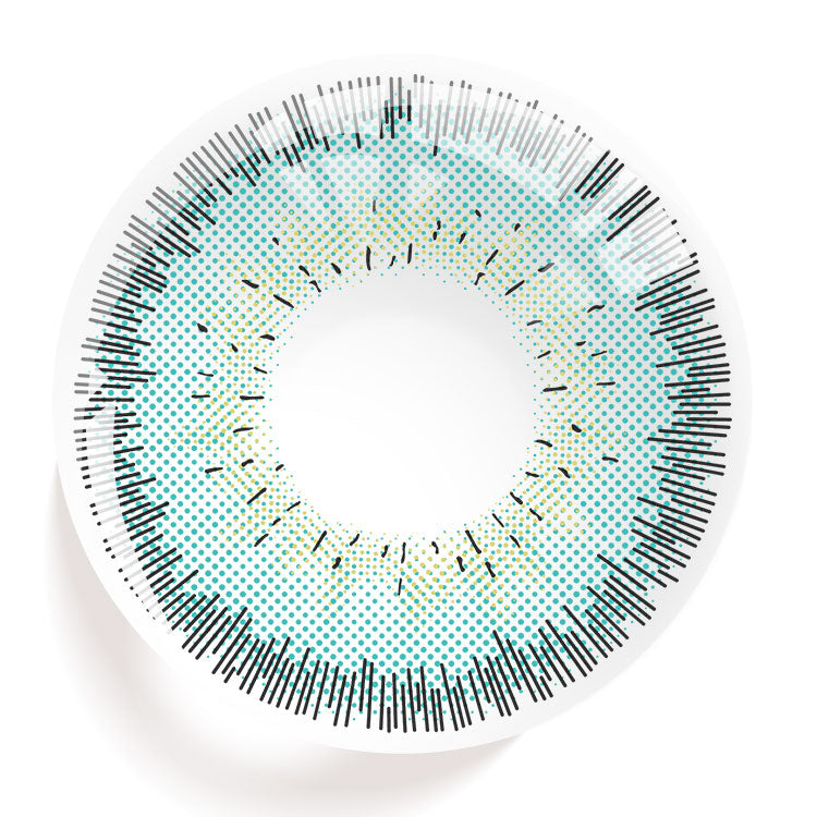 Ocean Blue Colored Contact Lenses