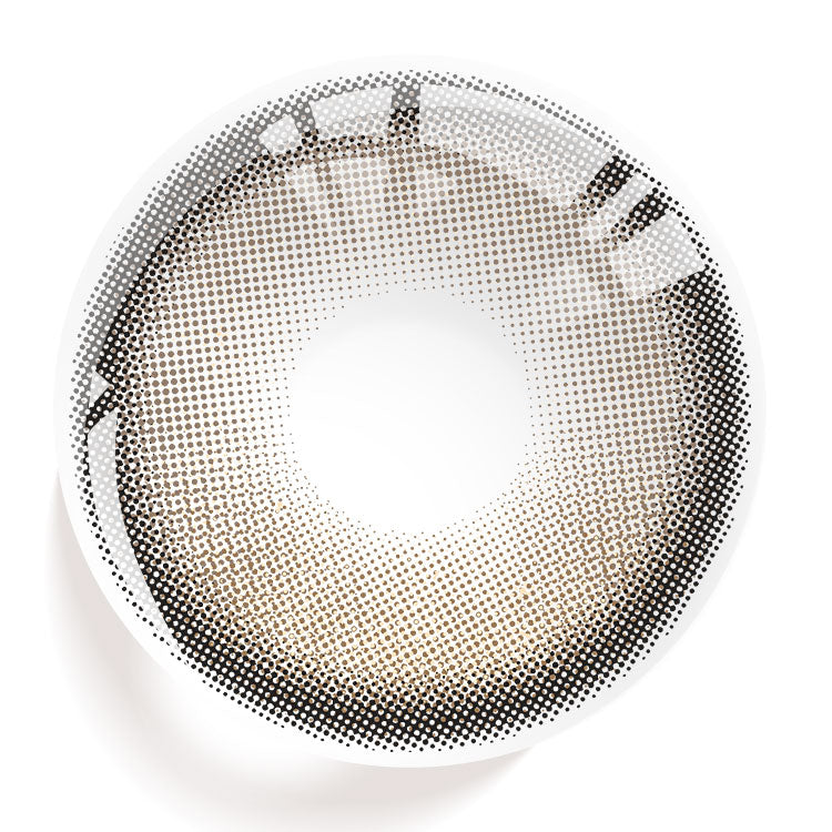 【Prescription】Ethereal Brown Colored Contact Lenses