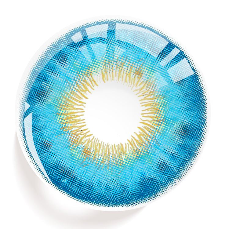 Wild Jungle Blue Colored Contact Lenses
