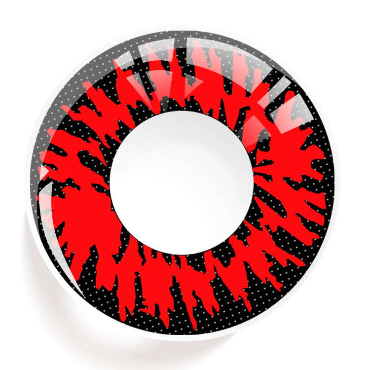 Mystical Inferno Red Contact Lenses