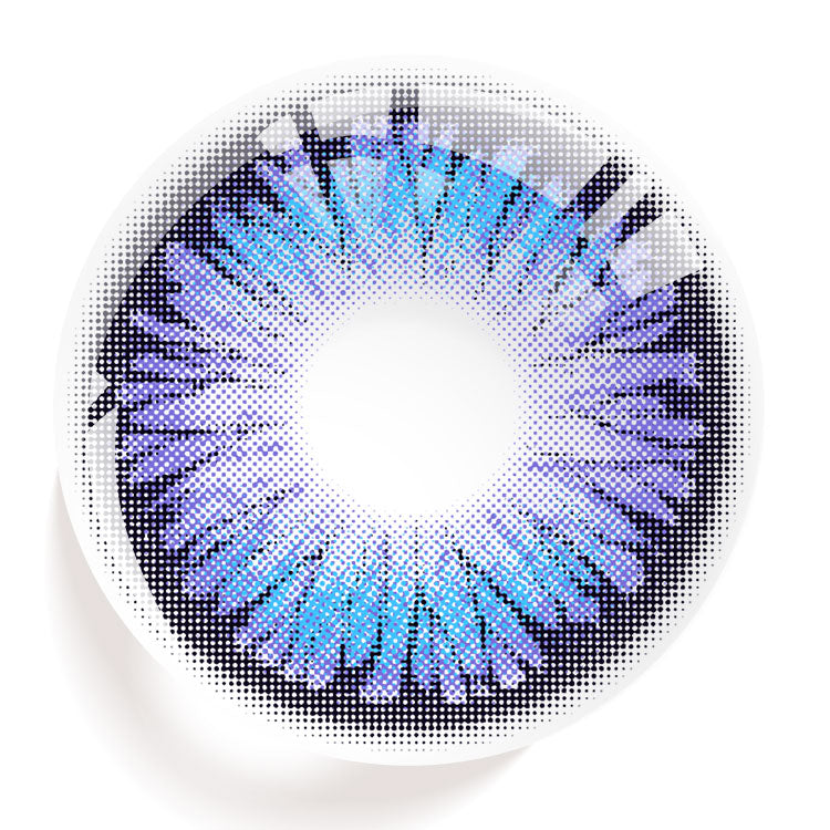EYESFAV Icy Petal Blue Contact Lenses