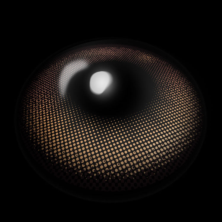 【Prescription】Mirage Brown Colored Contact Lenses 3D Display