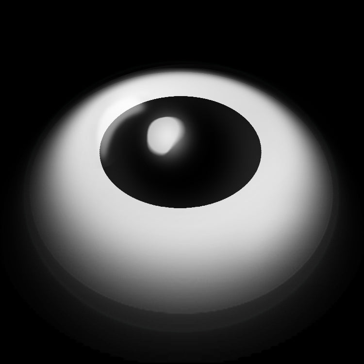 White Snowfall Eyes Contact Lenses 3D Display