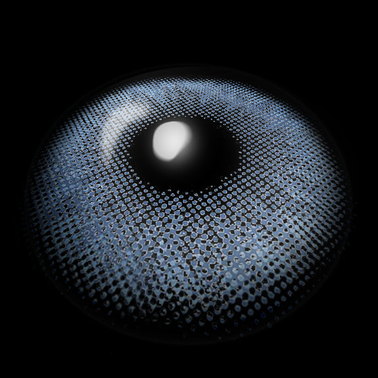 GOAT Blue Colored Contact Lenses 3D Display