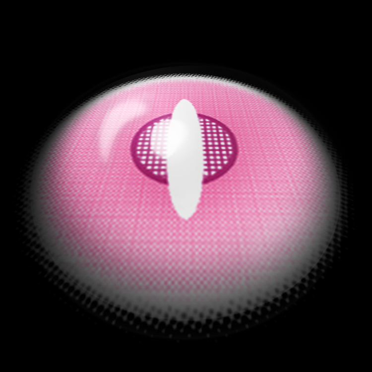 Demon Slayer's Shadow Pink Cat Eye | 1 Year