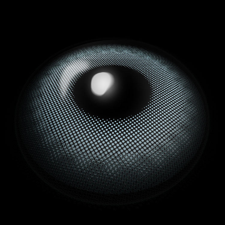 【Prescription】Donut Blue Colored Contact Lenses 3D Display