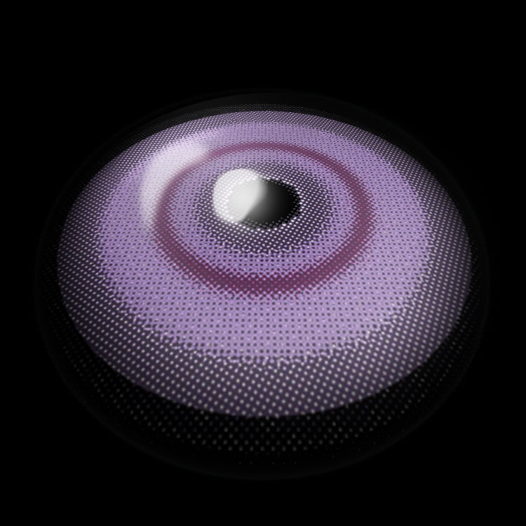 Twilight Amethyst Halo Contact Lenses 3D Display