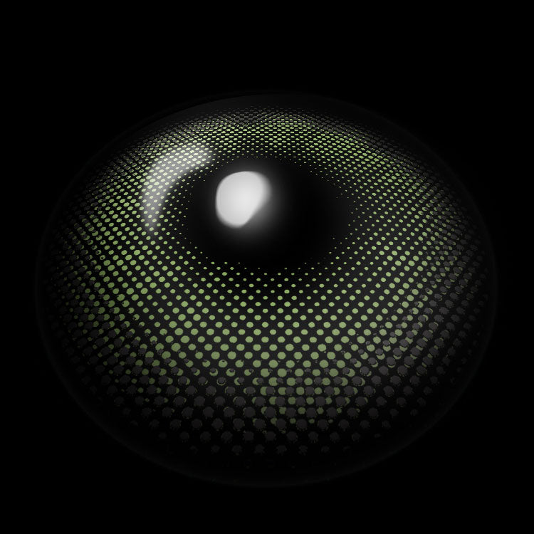【Prescription】Meta Green Colored Contact Lenses 3D Display