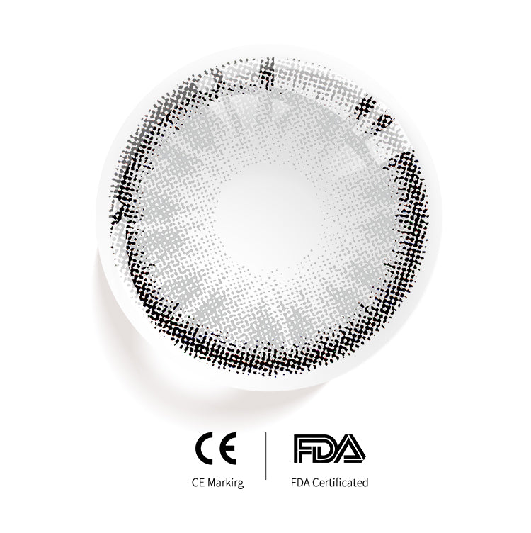 Echo Gray Colored Contact Lenses
