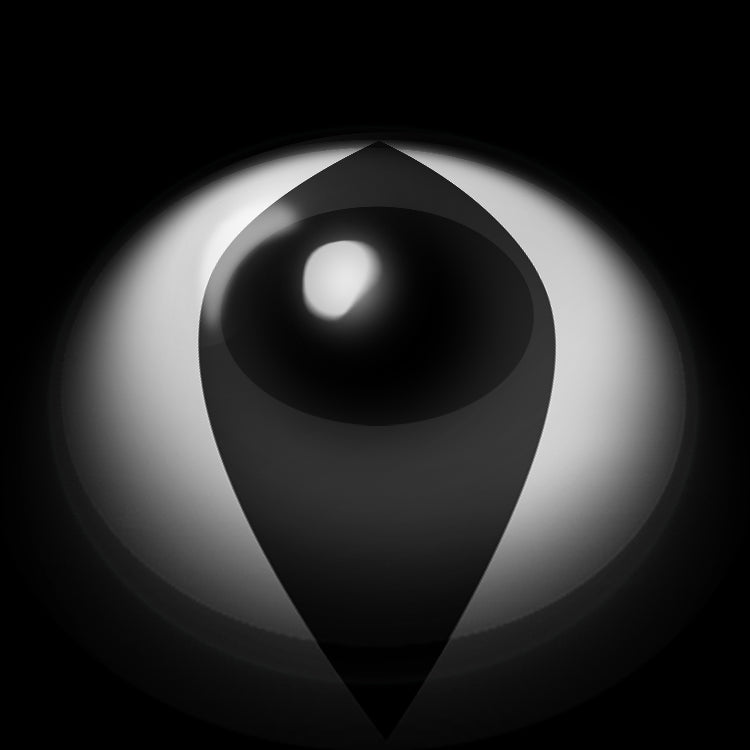 Moonlit Pupil Catseye White Contact Lenses 3D Display