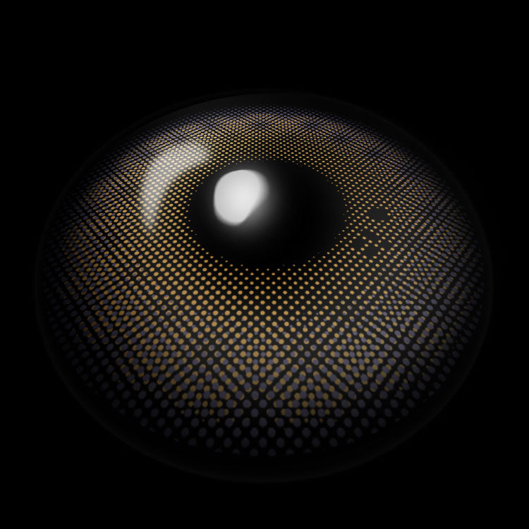 【Prescription】Rime L-Brown Colored Contact Lenses 3D Display