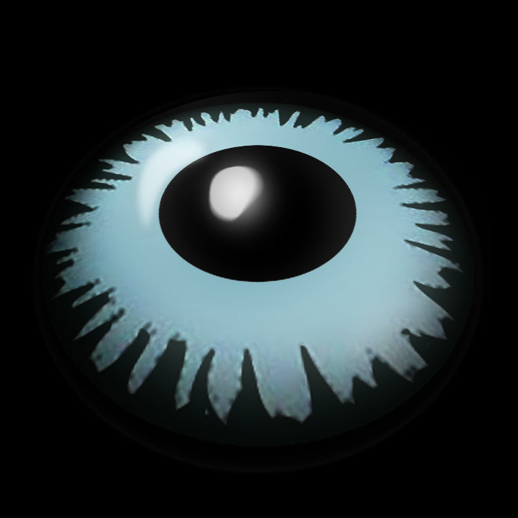 Azure Abyssal Gaze Contact Lenses 3D Display
