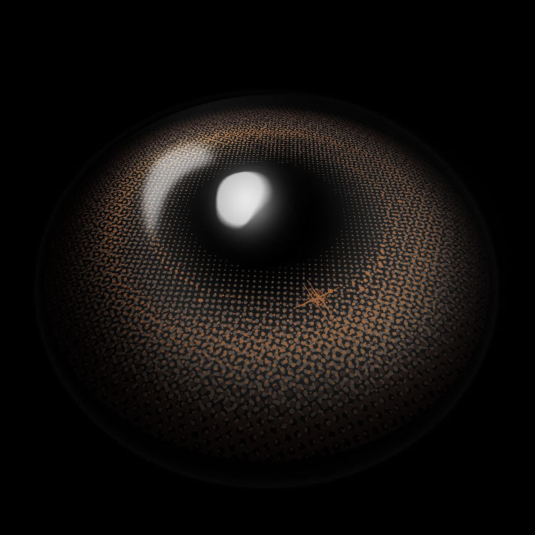 【Prescription】Eros Brown Colored Contact Lenses 3D Display