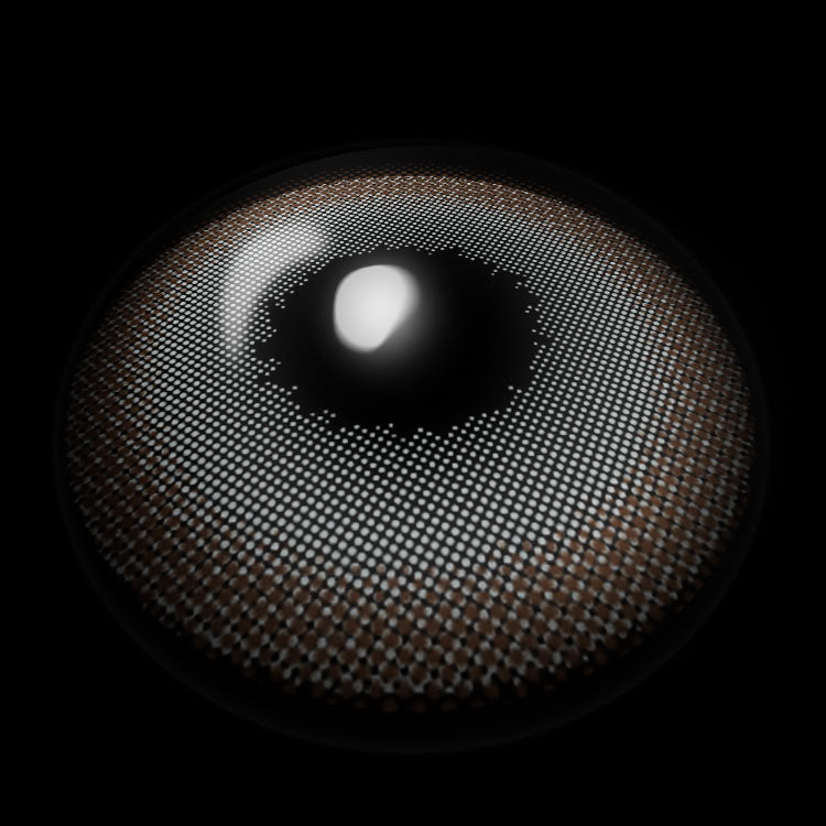 【Prescription】Donut L-Brown Colored Contact Lenses 3D Display