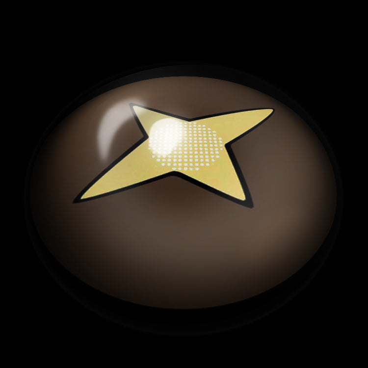 Mushroom Magic Brown Contact Lenses 3D Display