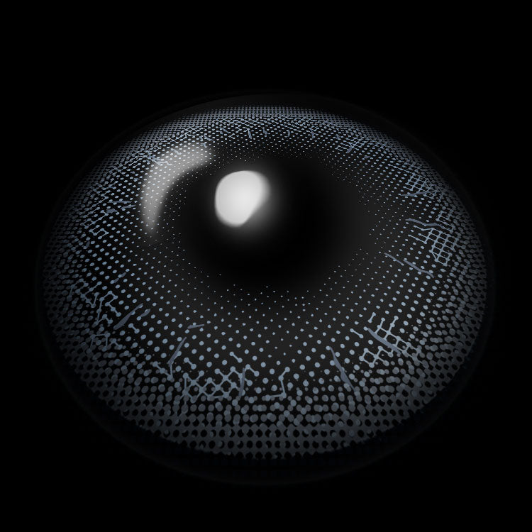 【Prescription】Paris Fireworks Blue Colored Contact Lenses 3D Display