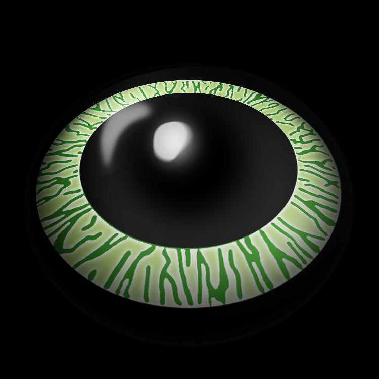 Chainsaw Man Azure Gaze Contact Lenses 3D Display