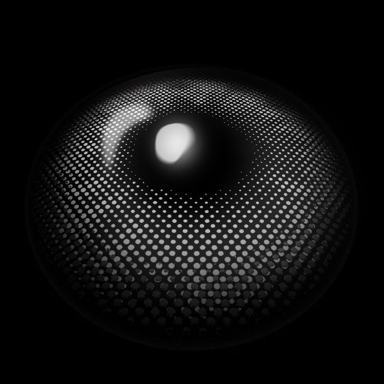 【Prescription】Meta Gray Colored Contact Lenses 3D Display