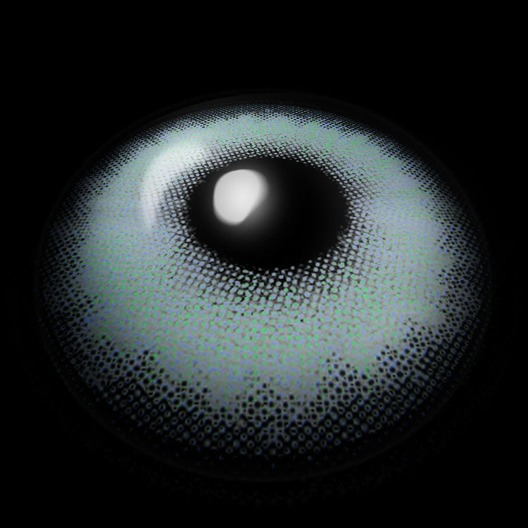 Unspoken Blue Colored Contact Lenses 3D Display