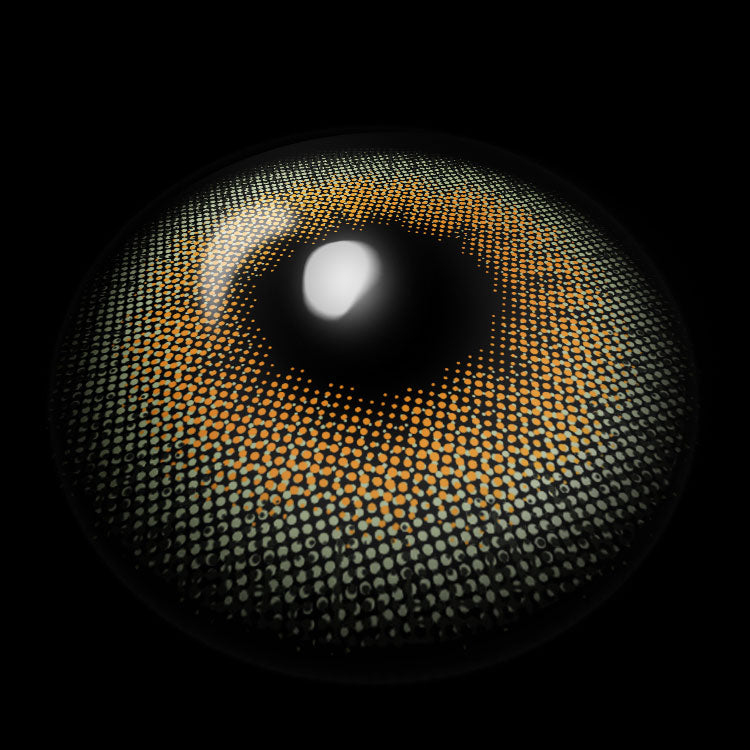 Glow Ice Gray Contact Lenses 3D Display