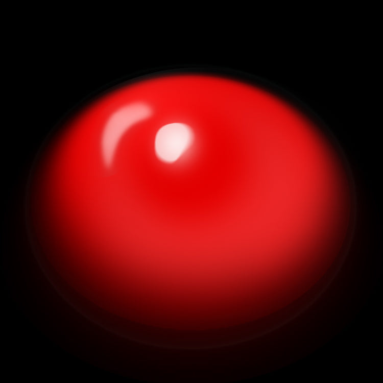 Crimson Blaze Red Contact Lenses 3D Display