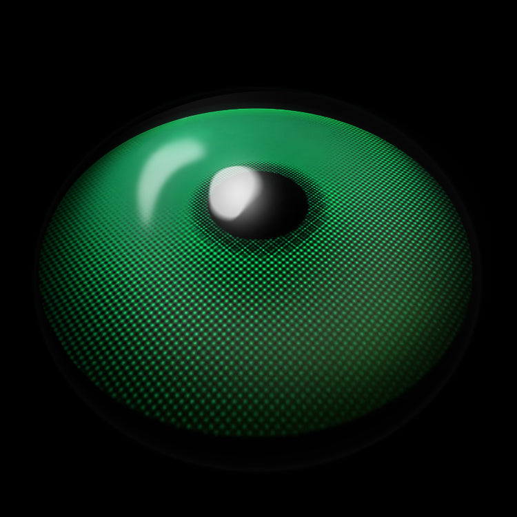 Chainsaw Emerald Gaze Contact Lenses 3D Display