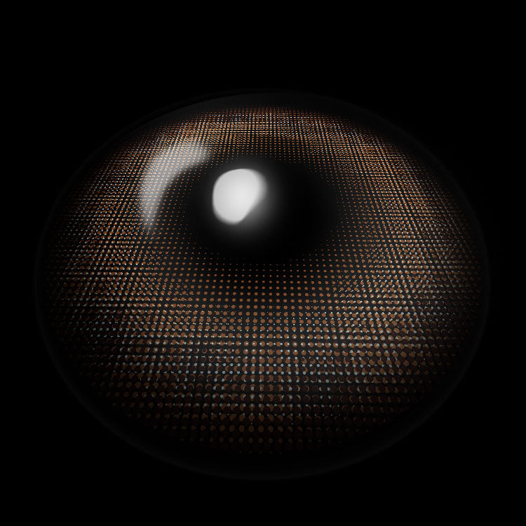 【Prescription】Rime Brown Colored Contact Lenses 3D Display