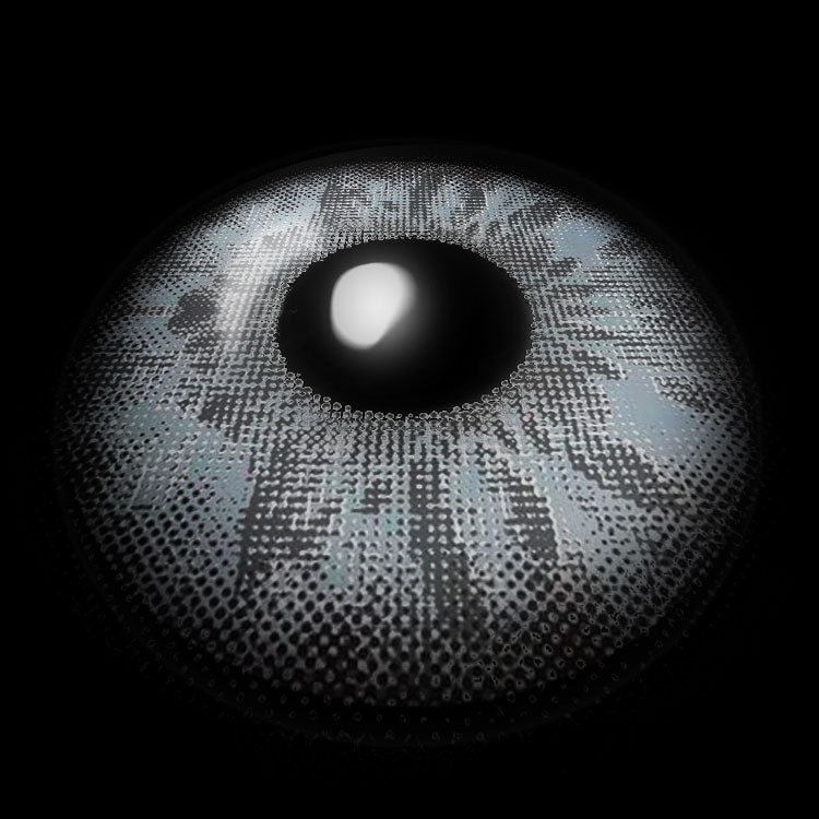 Wildcat D-Gray Colored Contact Lenses 3D Display