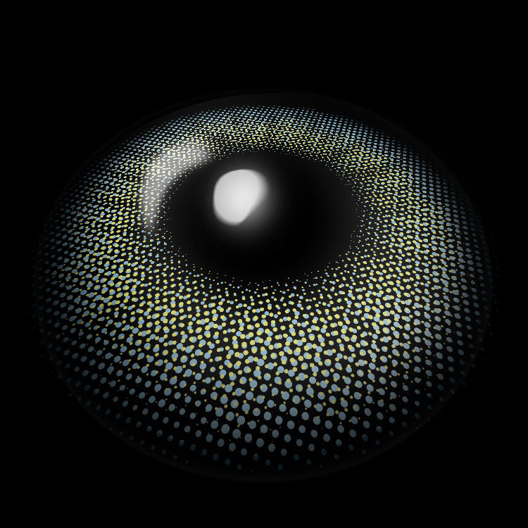 Euramerican L-Blue Colored Contact Lenses 3D Display