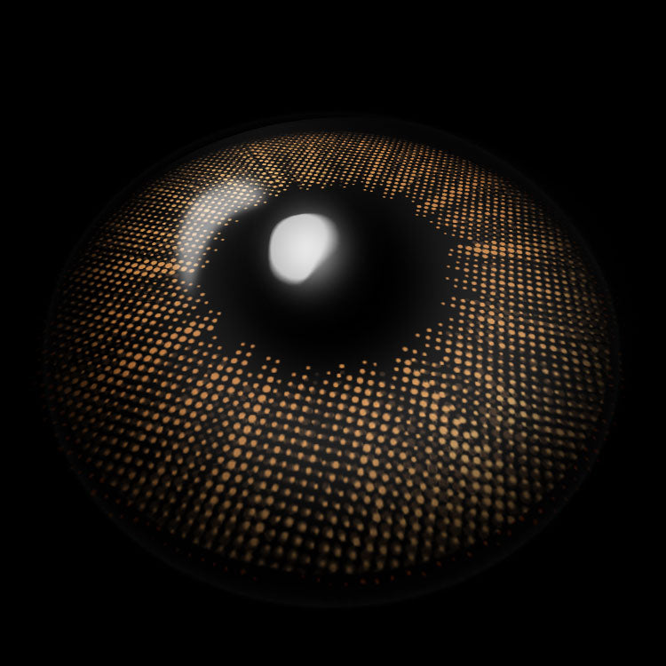 【Prescription】Celestial Brown Colored Contact Lenses 3D Display