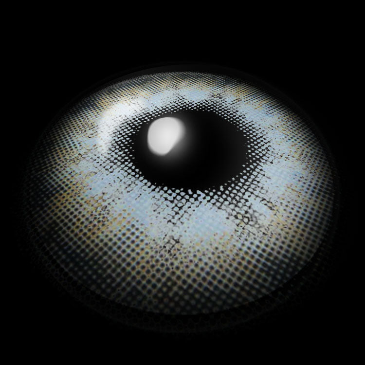 Apricity Blue Colored Contact Lenses 3D Display