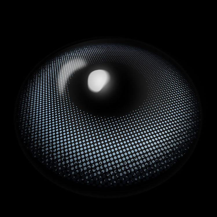 【Prescription】Ethereal Blue-Gy Colored Contact Lenses 3D Display