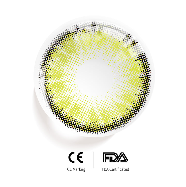 Echo Green Colored Contact Lenses