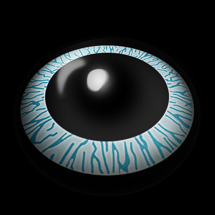 Chainsaw Man Abyssal Gaze Contact Lenses 3D Display