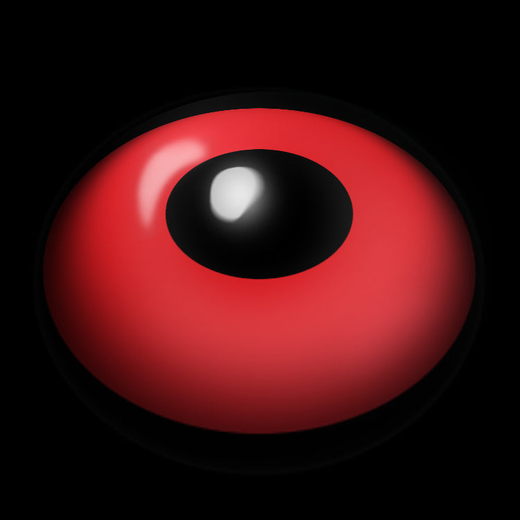 Crimson Circlet Flame Contact Lenses 3D Display