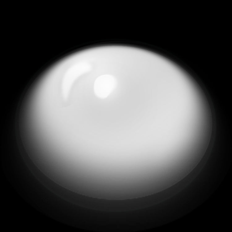 Pure White Vision Contact Lenses 3D Display