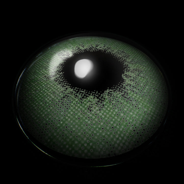 Profound Green Colored Contact Lenses 3D Display