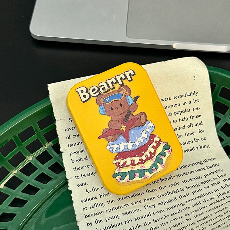 Trendy Dog Yellow Contact Lens Case