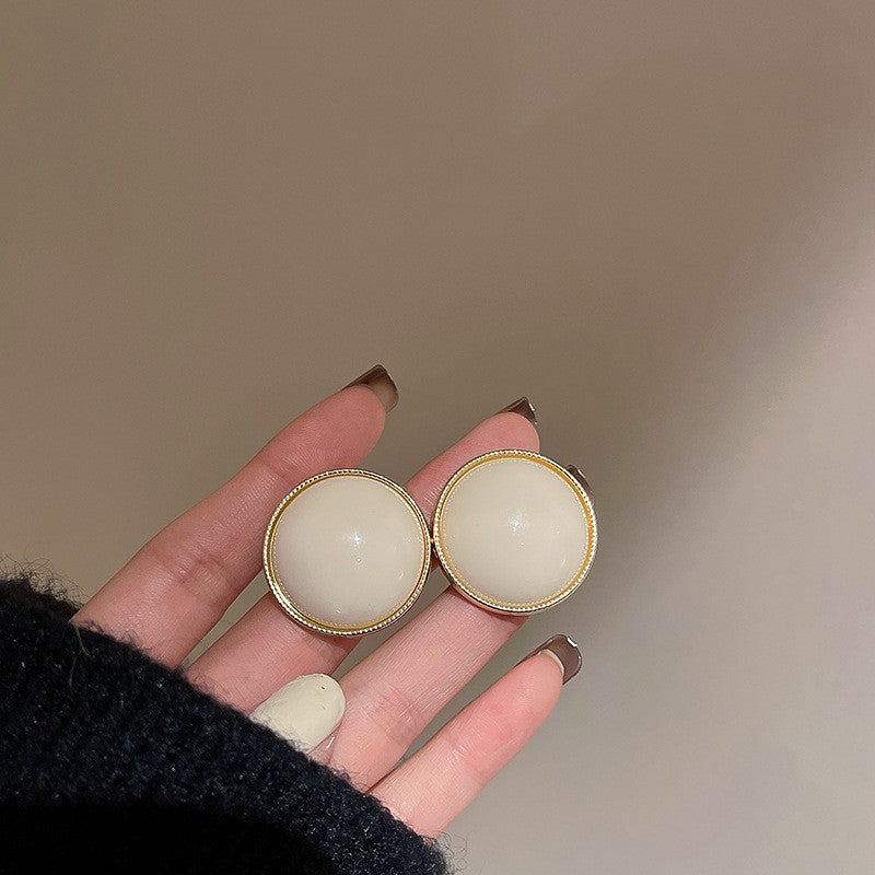 Vintage Floral Hoop Earrings