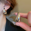 Silver Minimal Tassel Earrings