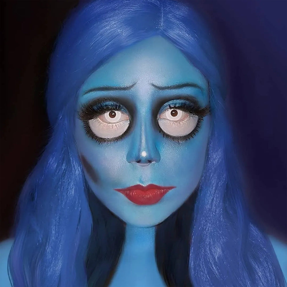 White Snowfall Eyes Contact Lenses