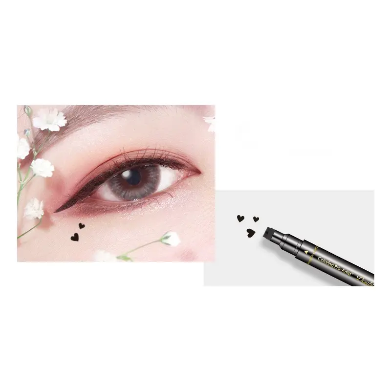 Heart Smudge-proof Waterproof Sweatproof Eyeliner Pencil