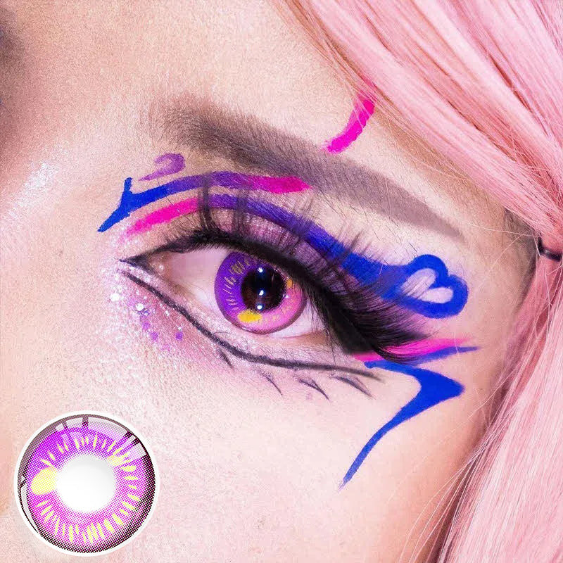 Dreamy Purple Moods Contact Lenses