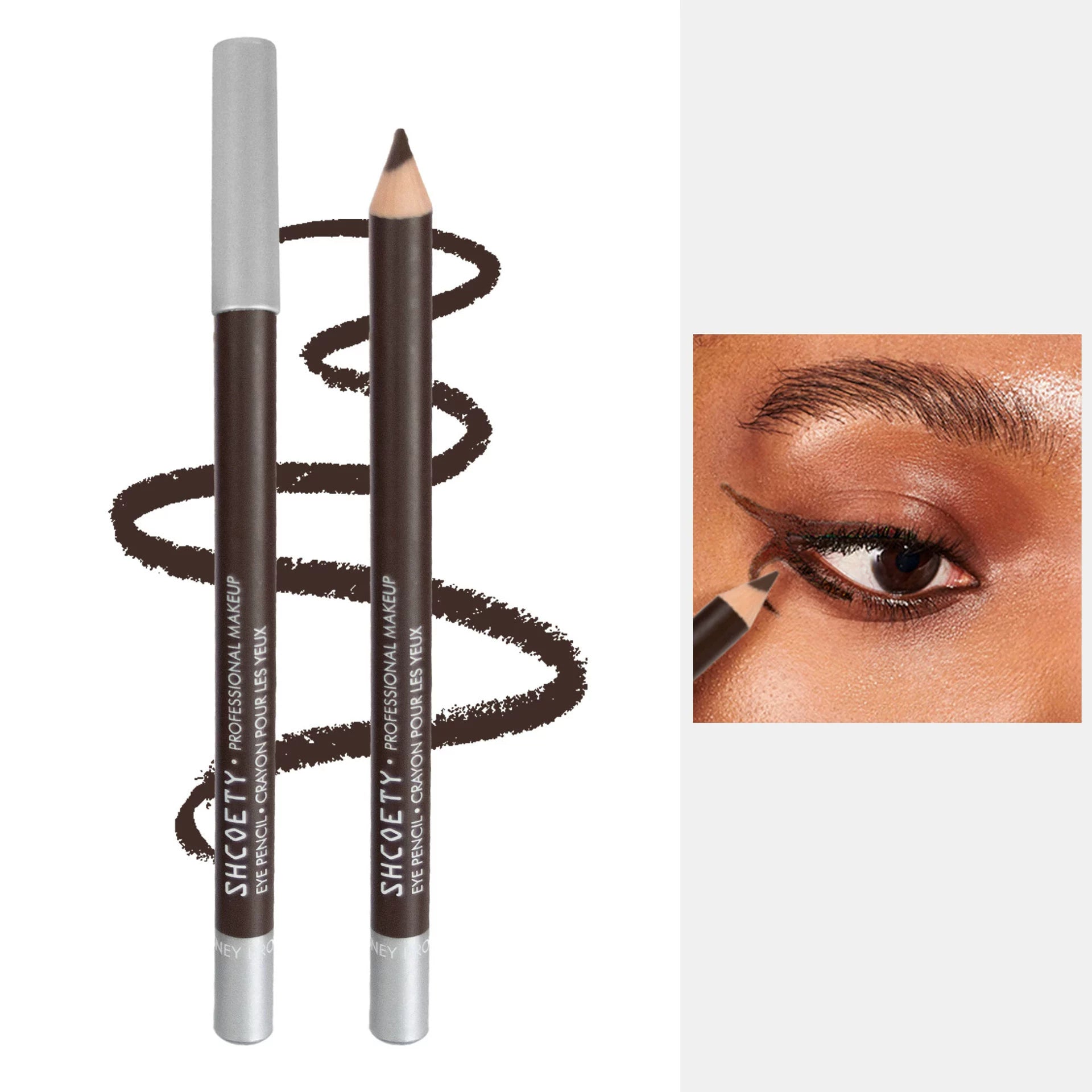 Classic Color Wooden Brown Eyeliner Pencil