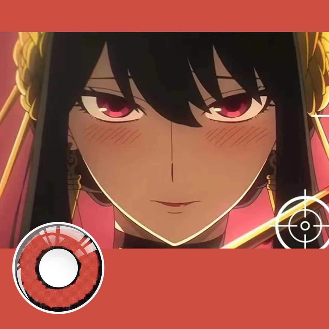 Crimson Cursed Ring Eyes Contact Lenses