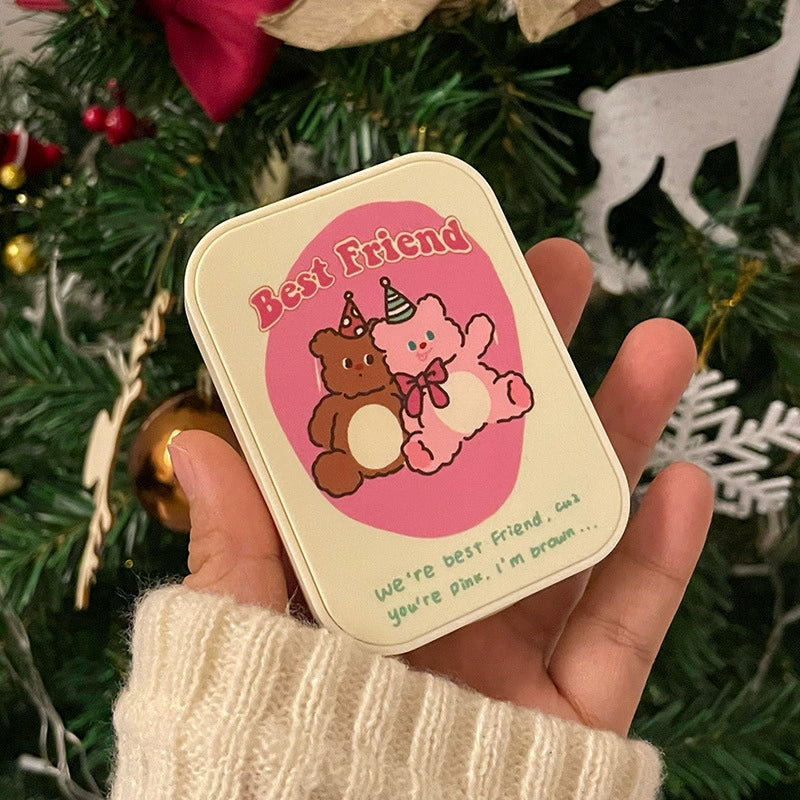 Puppy Yellow Contact Lens Case